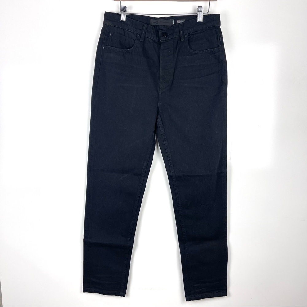 Alexander Wang Denim 003 Boy Fit Jeans Black Fade Button Fly Womens 28 NWT